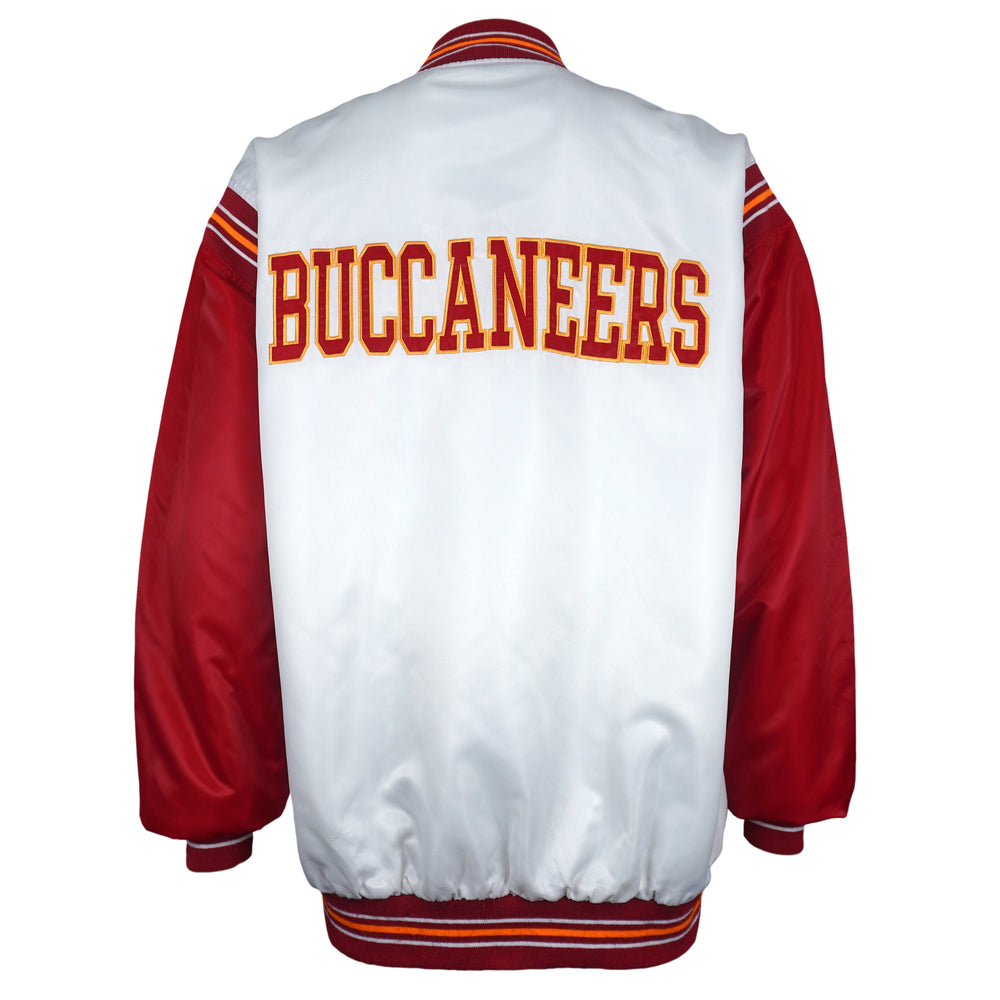 Starter - NFL Tampa Bay Buccaneers Button-Up Satin Jacket 1990s XX-Large Vintage Retro Football
