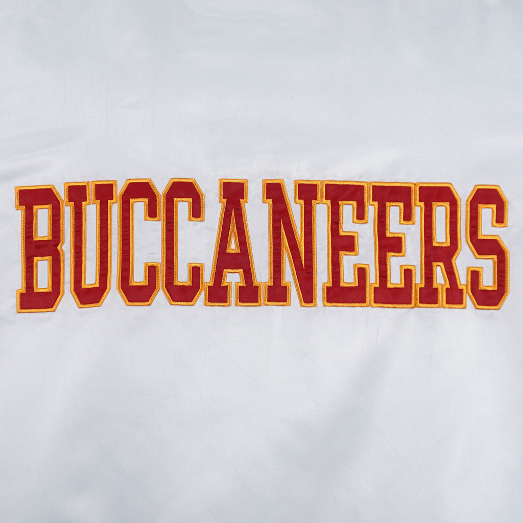 Starter - NFL Tampa Bay Buccaneers Button-Up Satin Jacket 1990s XX-Large Vintage Retro Football