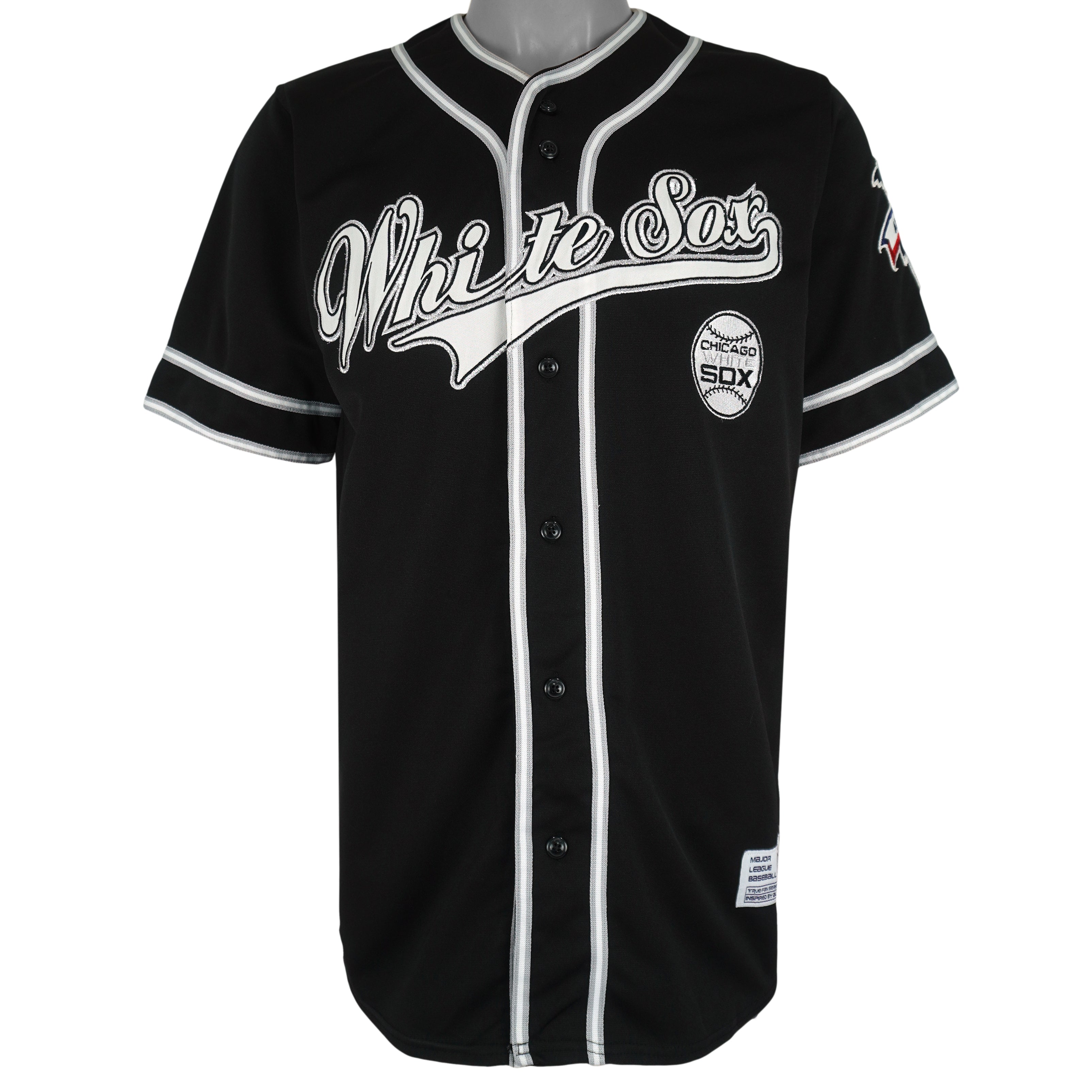 MLB - Chicago White Sox Button-Up Baseball Jersey 1990s Medium Vintage Retro Baseball