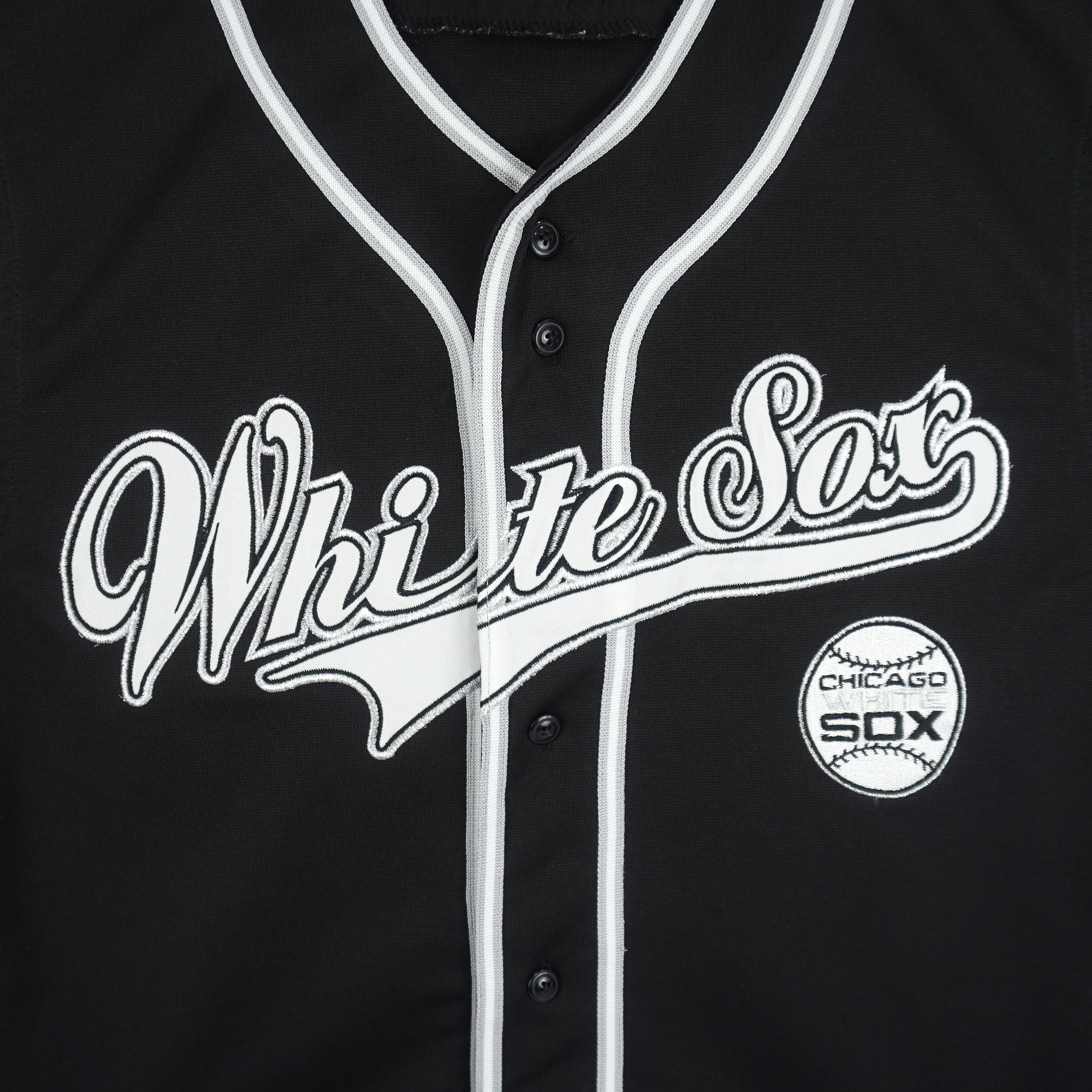 MLB - Chicago White Sox Button-Up Baseball Jersey 1990s Medium Vintage Retro Baseball