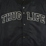 Vintage - Thug Life Button-Up Satin Jacket 1990s Large Vintage Retro