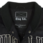 Vintage - Thug Life Button-Up Satin Jacket 1990s Large Vintage Retro