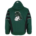 Starter - NCAA Michigan State Spartans Hooded Jacket 1990s Large Vintage Retro