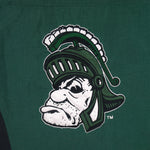 Starter - NCAA Michigan State Spartans Hooded Jacket 1990s Large Vintage Retro