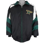 NHL (Pro Player) - Dallas Stars Zip-Up Puffer Jacket 1990s X-Large Vintage Retro Hockey
