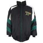 NHL (Pro Player) - Dallas Stars Zip-Up Puffer Jacket 1990s X-Large Vintage Retro Hockey