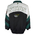 NHL (Pro Player) - Dallas Stars Zip-Up Puffer Jacket 1990s X-Large Vintage Retro Hockey