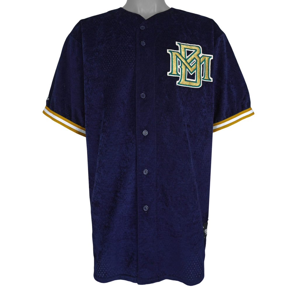 MLB (Majestic) - Milwaukee Brewers Mesh Baseball Jersey T-Shirt 1990s Large Vintage Retro Baseball