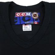 NHL (CCM) - Black Dallas Stars Hockey Jersey 1990s X-Large Vintage Retro Hockey