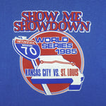 MLB (Eagle) - Kansas City Royals vs. St. Louis Cardinals Matchup Sweatshirt 1980s Medium Vintage Retro Baseball