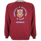 Vintage - University of Queensland St. Lucia Crewneck Sweatshirt 1980s Medium Vintage Retro