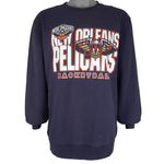 NBA (Mitchell & Ness) - New Orleans Pelicans Basketball Sweatshirt 2000s X-Large Vintage Retro Basketball
