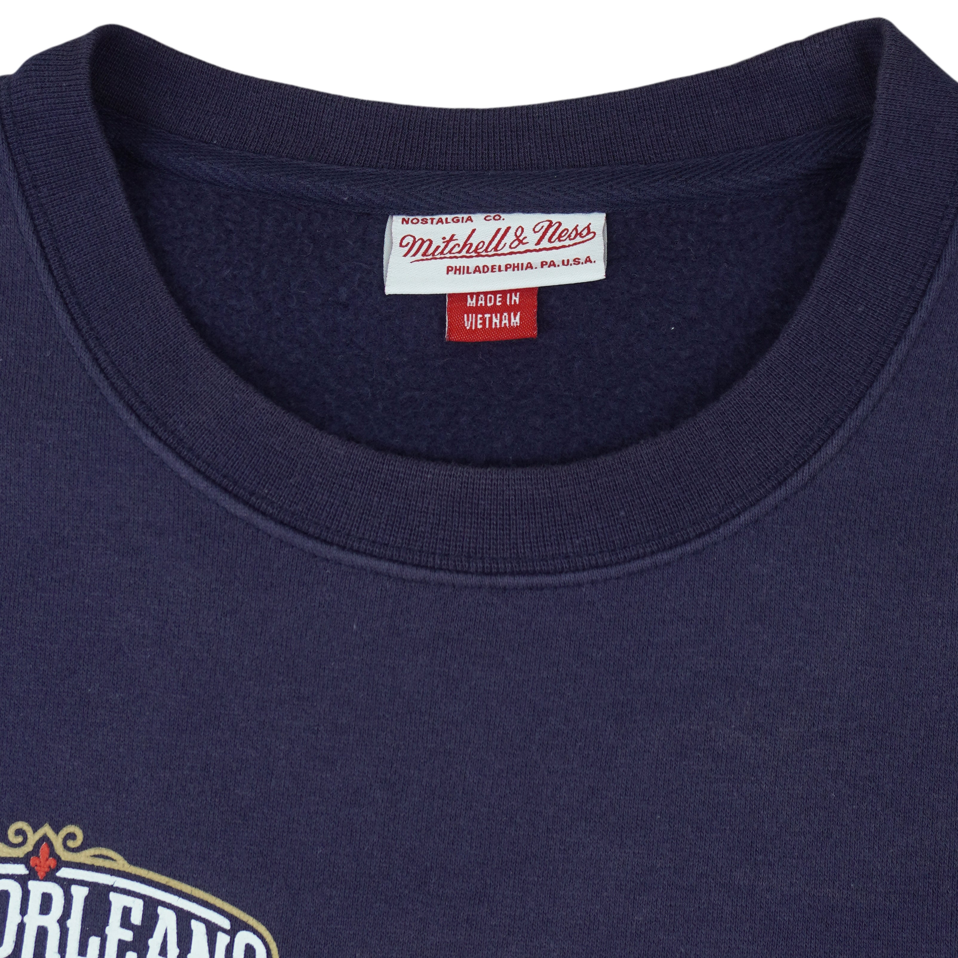 NBA (Mitchell & Ness) - New Orleans Pelicans Basketball Sweatshirt 2000s X-Large Vintage Retro Basketball