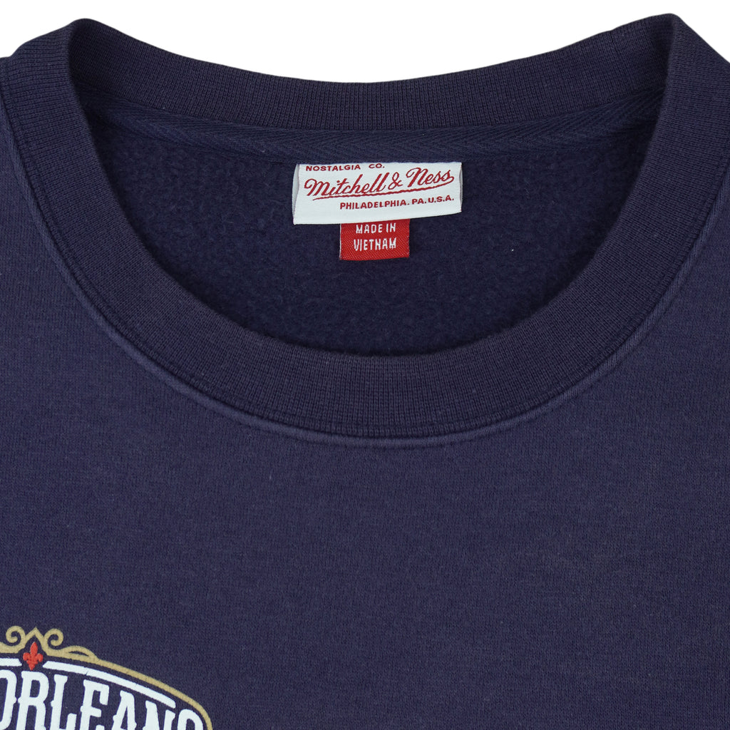 NBA (Mitchell & Ness) - New Orleans Pelicans Basketball Sweatshirt 2000s X-Large Vintage Retro Basketball