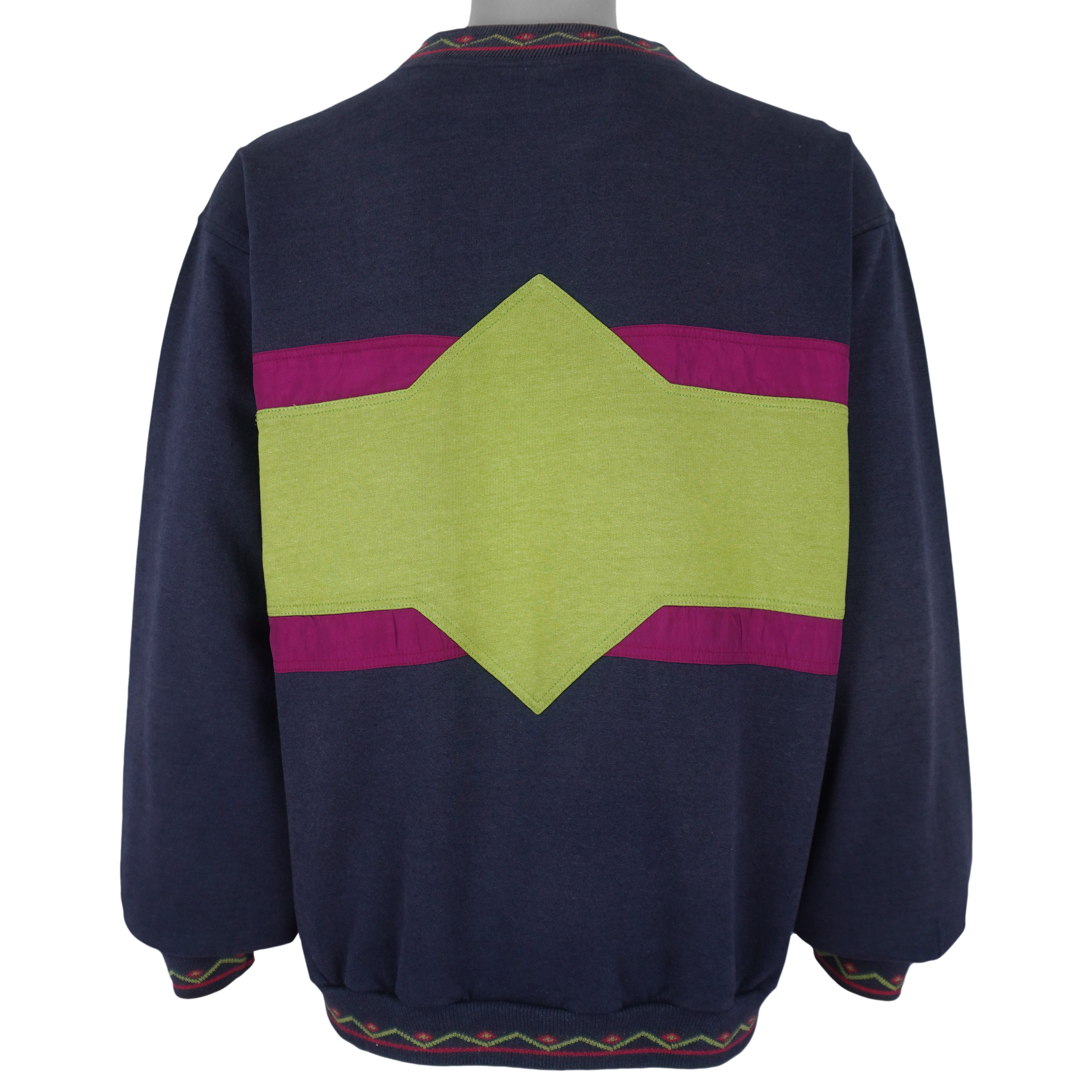 New Balance - Classic Sportswear Baseball Spell-Out Crew Neck Sweatshirt 1990s X-Large Vintage Retro