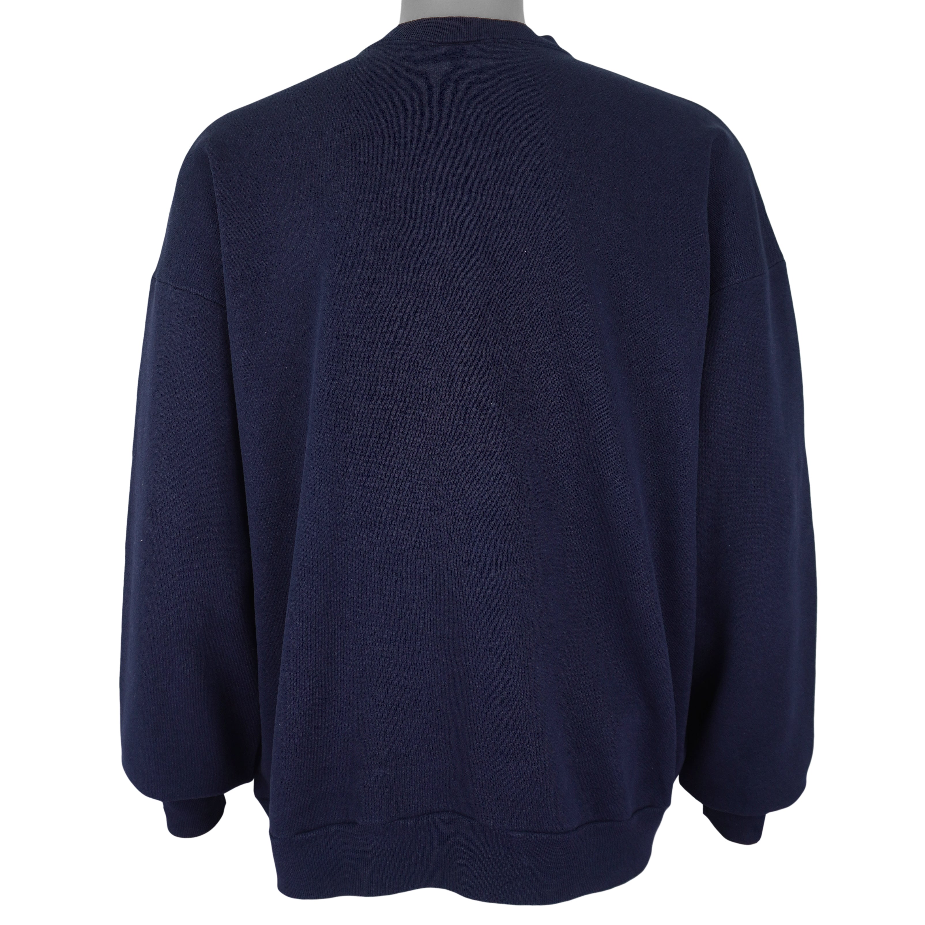 NFL (Logo 7) - Blue Chicago Bears Crew Neck Sweatshirt 1990s X-Large Vintage Retro Football