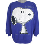 Vintage (Jerzees) - Snoopy Big Printed Crew Neck Sweatshirt 1990s X-Large Vintage Retro