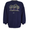 Vintage (Team Hanes) - Maui Tropical Palm Tree Crew Neck Sweatshirt 1990s XX-Large Vintage Retro