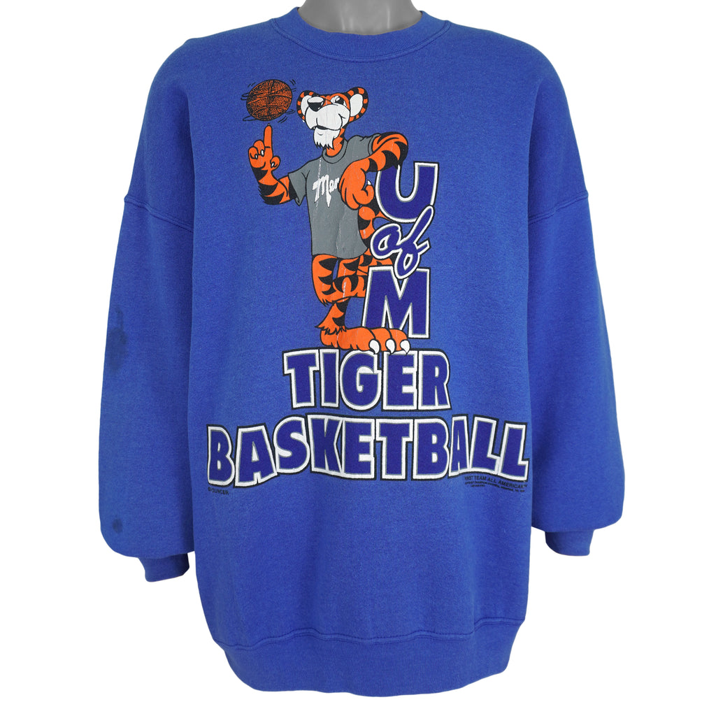 NCAA (Fruit Of The Loom) - Memphis Tigers Basketball Sweatshirt 1995 XX-Large Vintage Retro