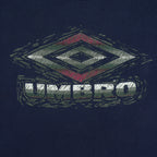 Umbro - Dark Blue Crew Neck Sweatshirt 1990s XX-Large Vintage Retro
