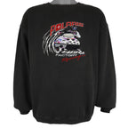 Vintage (Polaris) - Polaris Factory Racing Snowmobile Crew Neck Sweatshirt 1990s X-Large Vintage Retro
