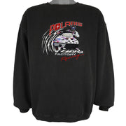 Vintage (Polaris) - Polaris Factory Racing Snowmobile Crew Neck Sweatshirt 1990s X-Large Vintage Retro
