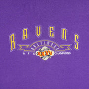 NFL - Baltimore Ravens Super Bowl Champions Crew Neck Sweatshirt 2000s Large Vintage Retro Football
