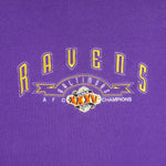 NFL - Baltimore Ravens Super Bowl Champions Crew Neck Sweatshirt 2000s Large Vintage Retro Football
