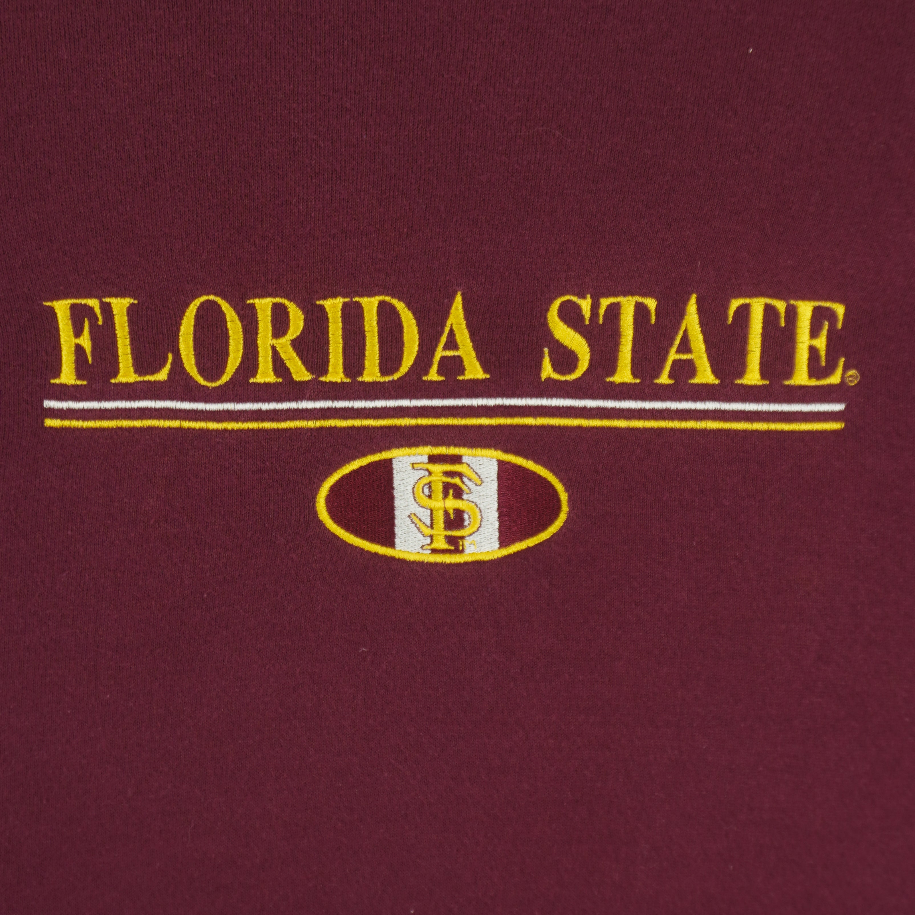 NCAA (Briar Creek) - Florida State Seminoles Crew Neck Sweatshirt 1990s Large Vintage Retro