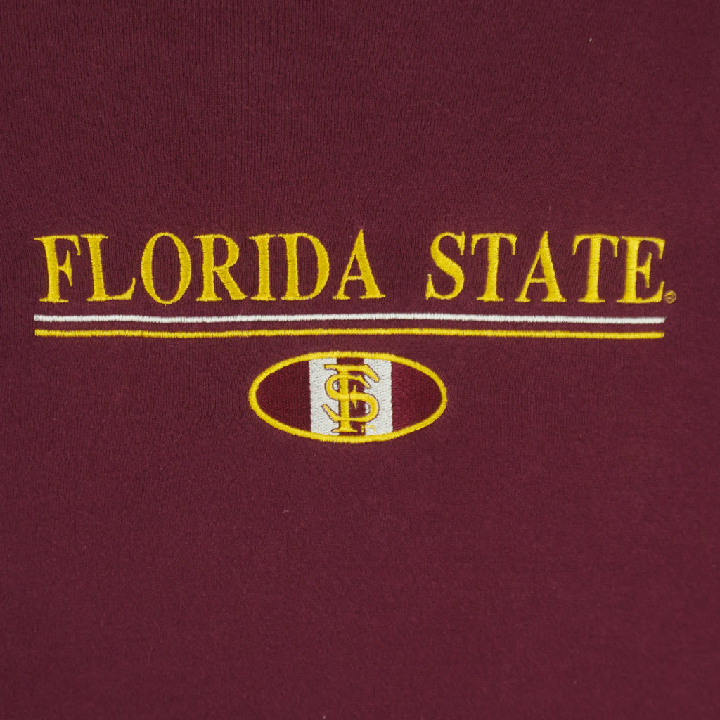 NCAA (Briar Creek) - Florida State Seminoles Crew Neck Sweatshirt 1990s Large Vintage Retro