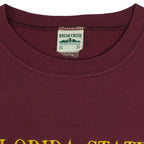 NCAA (Briar Creek) - Florida State Seminoles Crew Neck Sweatshirt 1990s Large Vintage Retro