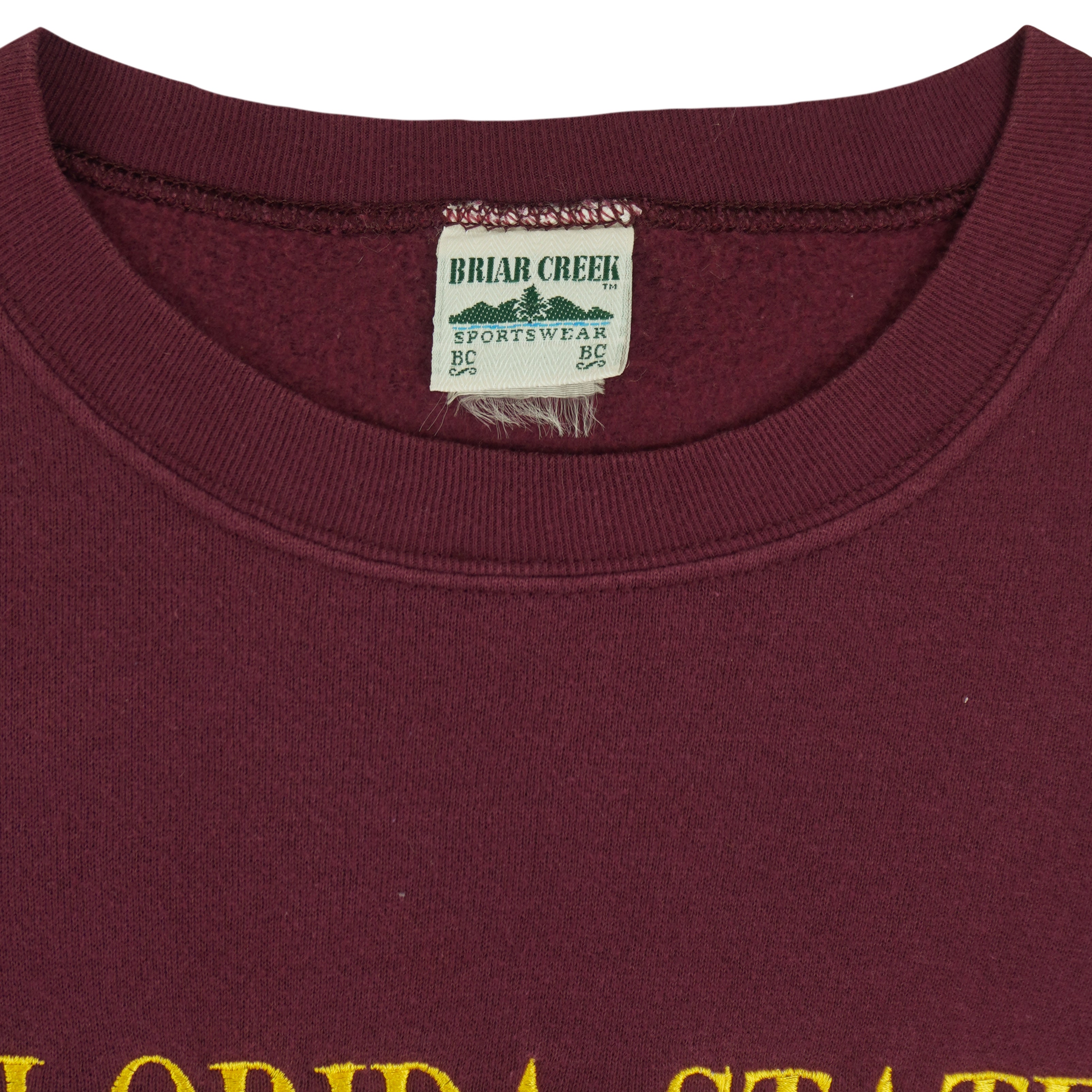 NCAA (Briar Creek) - Florida State Seminoles Crew Neck Sweatshirt 1990s Large Vintage Retro