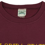 NCAA (Briar Creek) - Florida State Seminoles Crew Neck Sweatshirt 1990s Large Vintage Retro