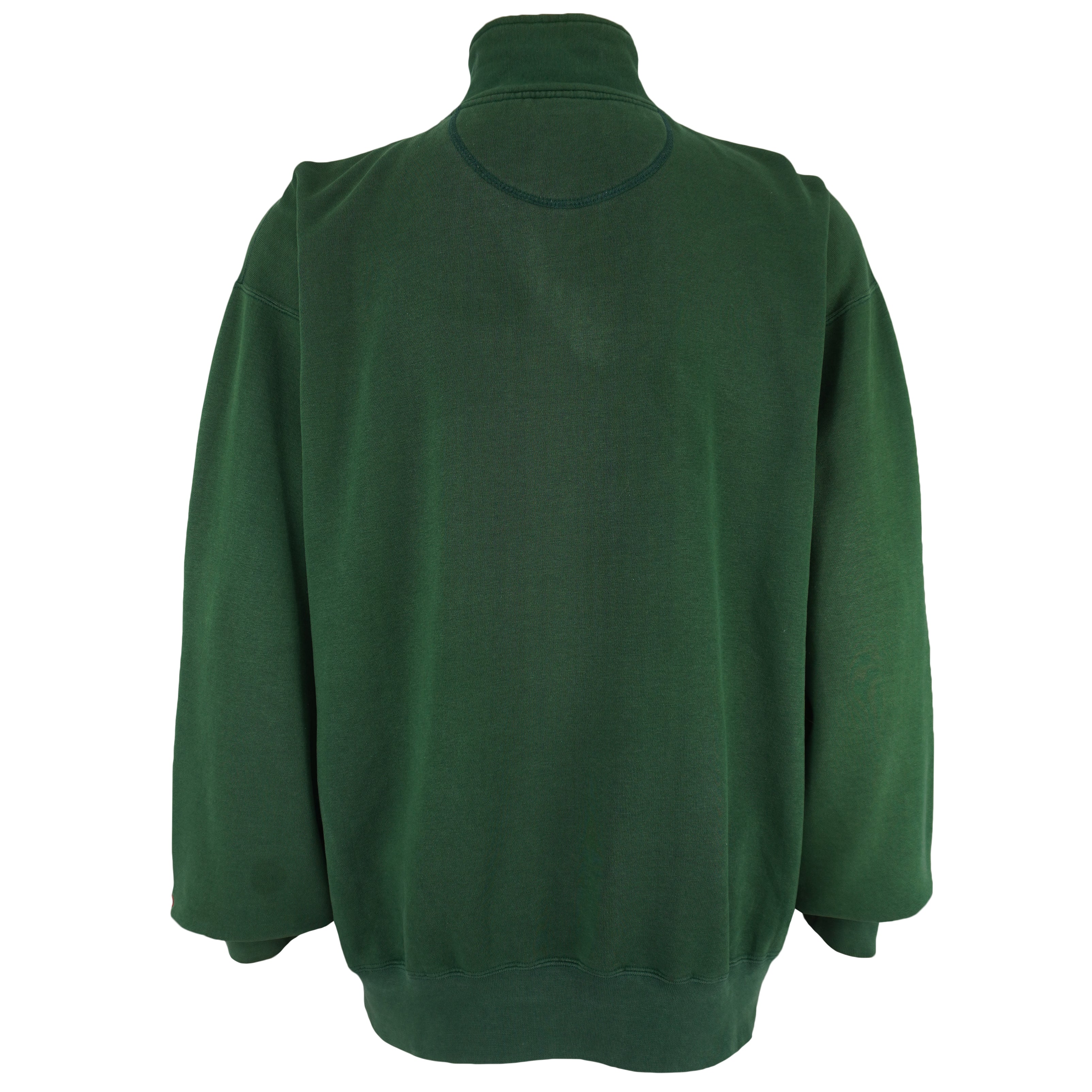 NFL (Cadre Athletic) - Green Bay Packers 1/4 Zip Sweatshirt 1990s X-Large Vintage Retro Football