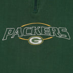NFL (Cadre Athletic) - Green Bay Packers 1/4 Zip Sweatshirt 1990s X-Large Vintage Retro Football