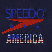 Speedo - America Big Spell-Out Crew Neck Sweatshirt 1996 Large Vintage Retro