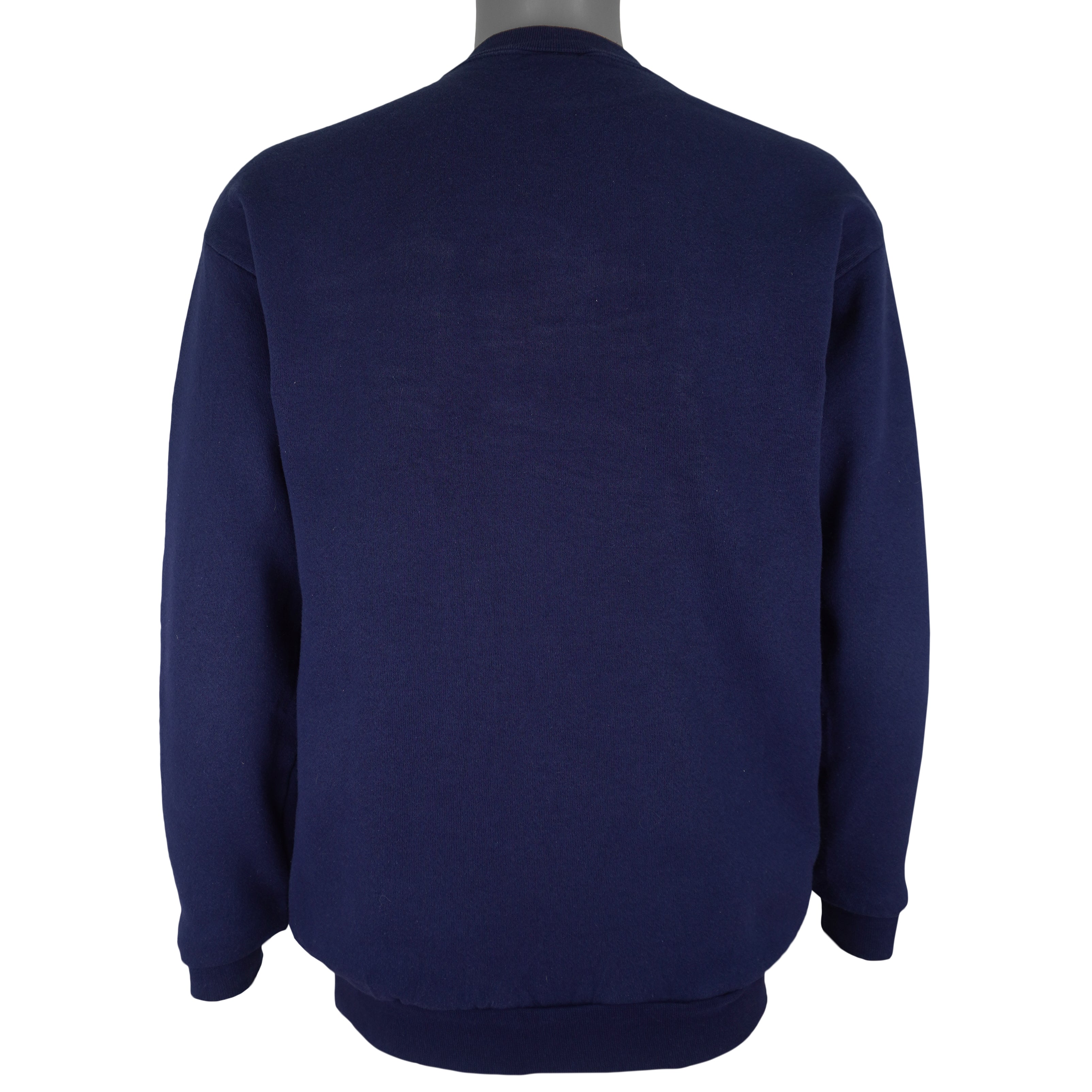 NFL (Logo Athletic) - St. Louis Rams Big Logo Crew Neck Sweatshirt 1990s Medium Vintage Retro Football