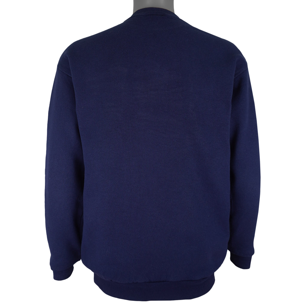 NFL (Logo Athletic) - St. Louis Rams Big Logo Crew Neck Sweatshirt 1990s Medium Vintage Retro Football