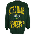 NCAA (Tultex) - Notre Dame Fighting Irish Big Spell-Out Sweatshirt 1990s X-Large Vintage Retro