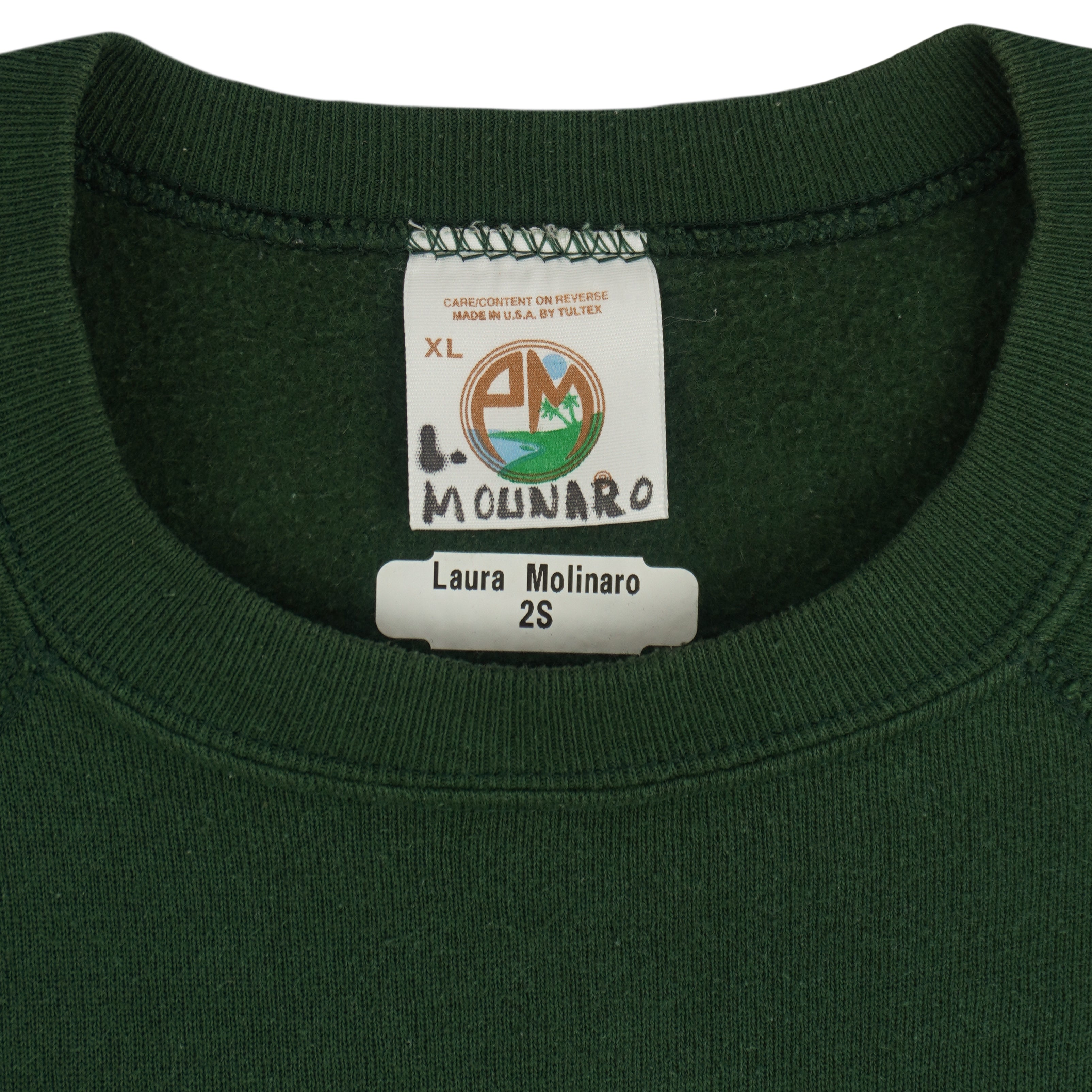 NCAA (Tultex) - Notre Dame Fighting Irish Big Spell-Out Sweatshirt 1990s X-Large Vintage Retro