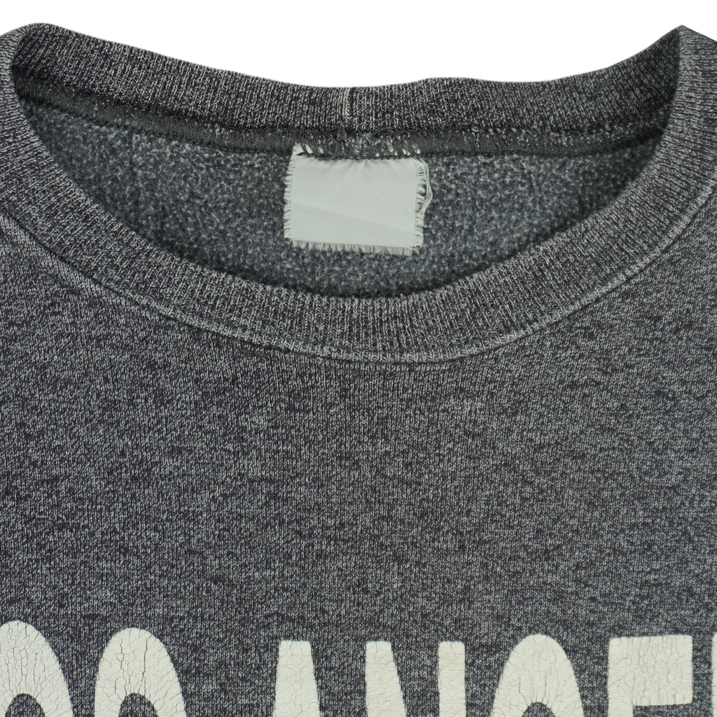 NFL (C.G.W) - Los Angeles Raiders No.1 Crew Neck Sweatshirt 1989 Medium Vintage Retro Football