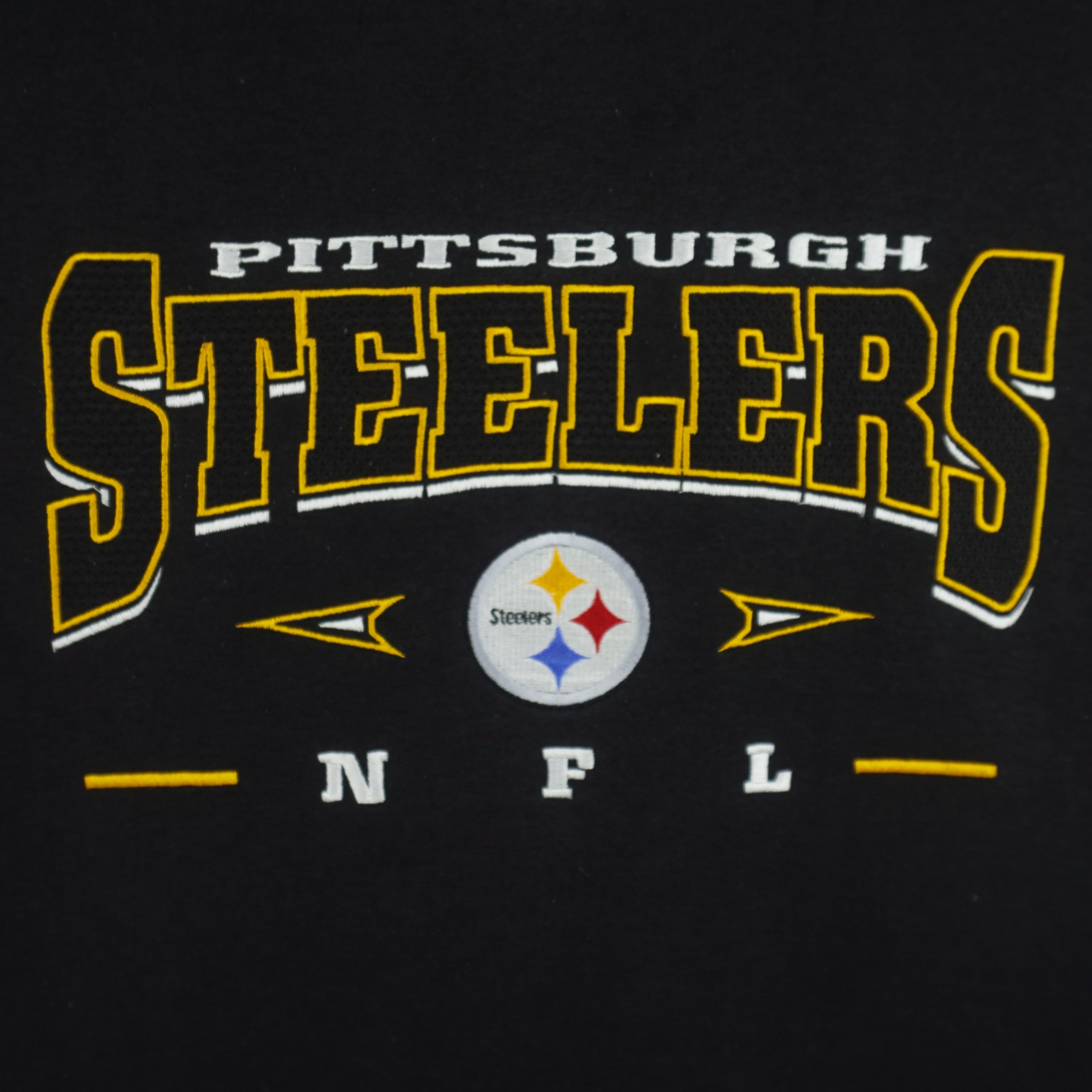 NFL (Lee) - Pittsburgh Steelers Crew Neck Sweatshirt 1990s Medium Vintage Retro Football