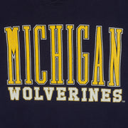 NCAA (Galt Sand) - Michigan Wolverines Go Blue Spell-Out Sweatshirt 1990s Large Vintage Retro