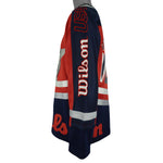 Wilson - Go For Atlanta From Chicago Spell-Out Hockey Jersey 1990s Large Vintage Retro