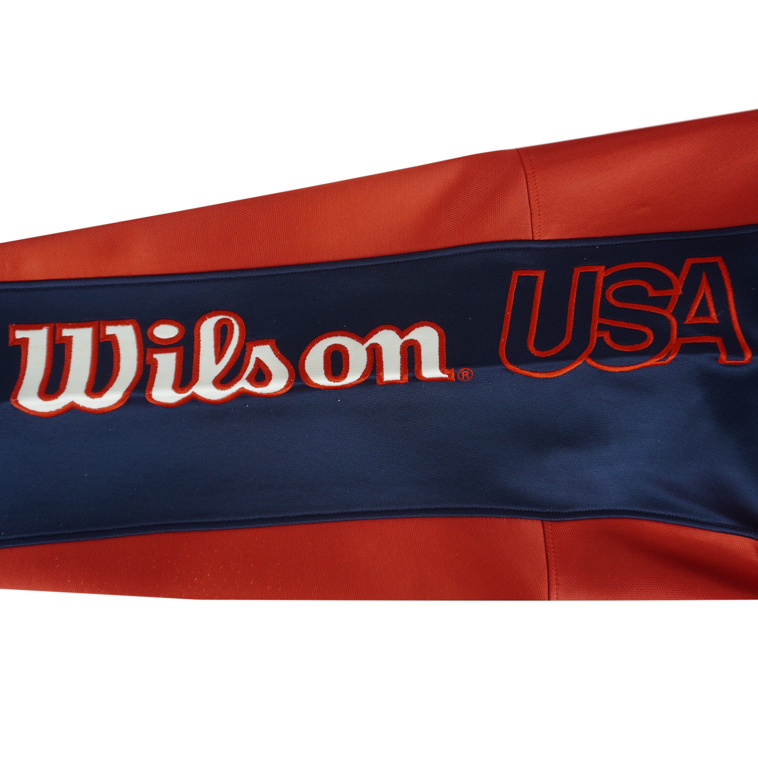 Wilson - Go For Atlanta From Chicago Spell-Out Hockey Jersey 1990s Large Vintage Retro