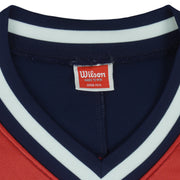 Wilson - Go For Atlanta From Chicago Spell-Out Hockey Jersey 1990s Large Vintage Retro
