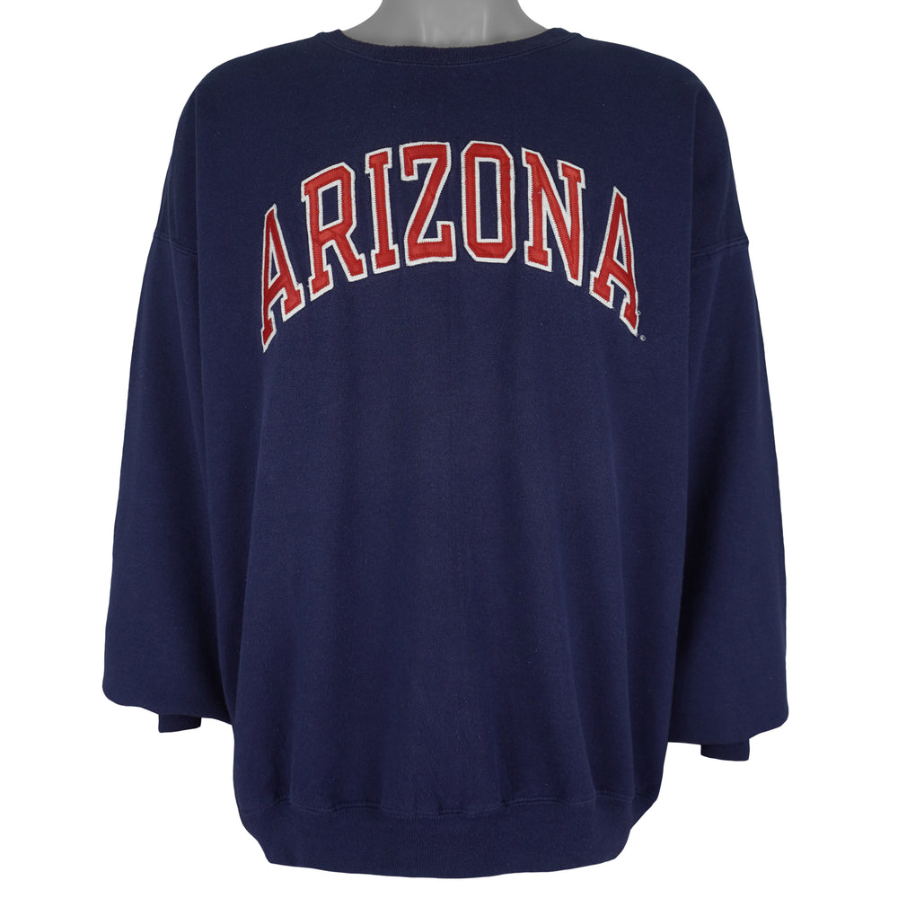 Champion - Arizona Wildcats Crew Neck Sweatshirt 1990s XX-Large Vintage Retro