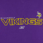 Reebok - Purple Minnesota Vikings Crew Neck Sweatshirt 2000s X-Large Vintage Retro Football