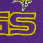 Reebok - Purple Minnesota Vikings Crew Neck Sweatshirt 2000s X-Large Vintage Retro Football