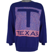 Vintage (Martha Shire) - Texas Spell-Out Crew Neck Sweatshirt 1990s Large Vintage Retro